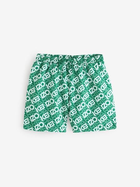Green All Over Logo Swimming Shorts (AN3159) | £65 - £75