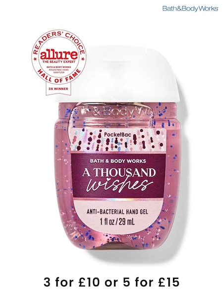 Bath & Body Works A Thousand Wishes PocketBac Hand Sanitizer 1 fl oz / 29 mL (AL7766) | £4