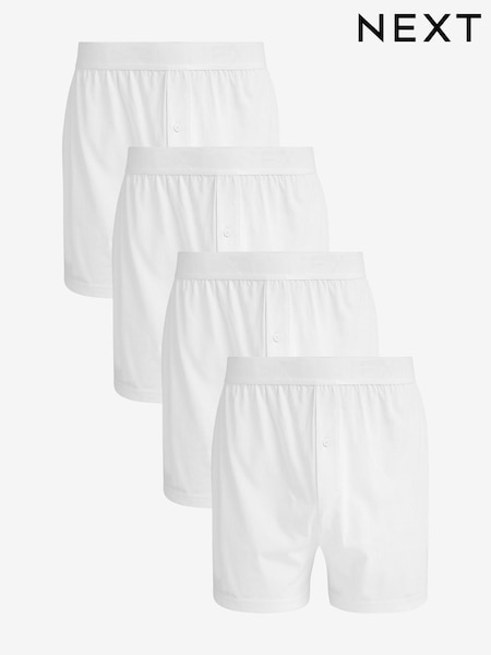 White 4 pack Boxers (D39542) | £24