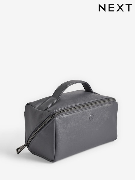 Fold Out Faux Leather Wash Bag (F21888) | £18