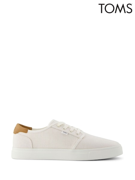 Toms Carlo 2.0 White Trainers (F73191) | £55