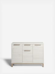 White Bronx Oak Effect Large Sideboard - Image 9 of 11