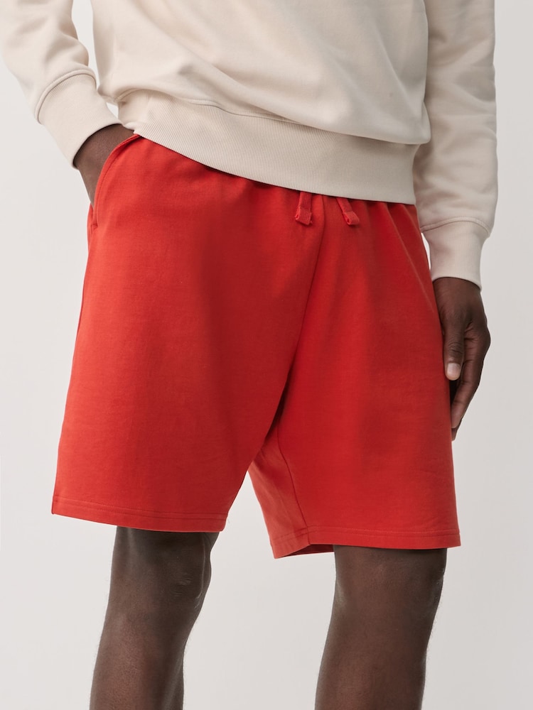 Navy Blue/Red Lightweight 100% Cotton Shorts 3 Pack - Image 2 of 13