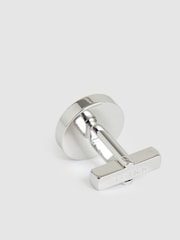 Reiss Silver Tone /Mop Ardley Inlaid Round Cufflinks - Image 4 of 5