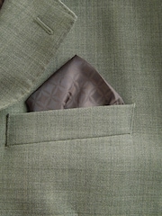 Green Regular Fit Signature Nova Fides Wool Jacket - Image 9 of 10